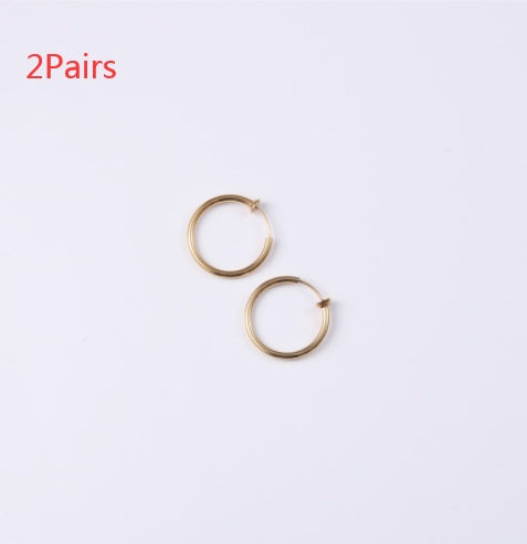 Ear piercing-free ear clip