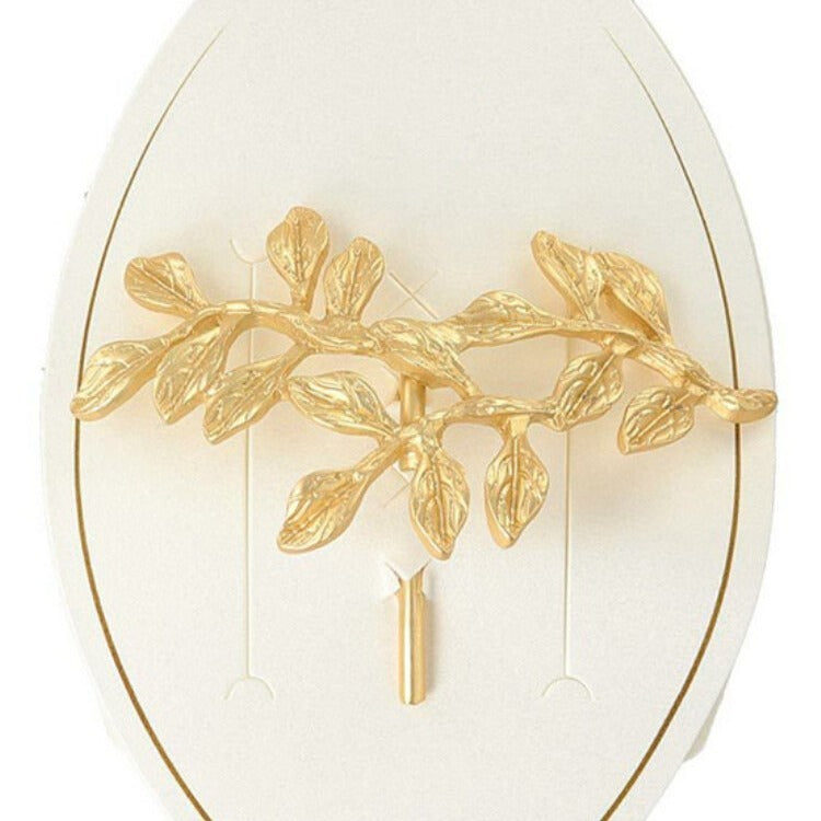 Leaf Shape Ponytail Clip Personalized Hairpin