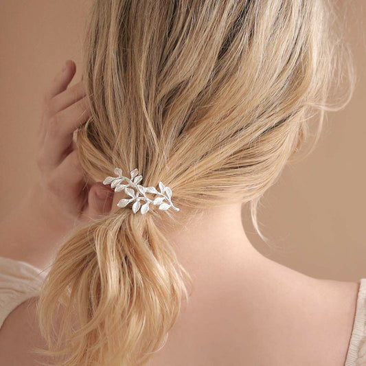 Leaf Shape Ponytail Clip Personalized Hairpin