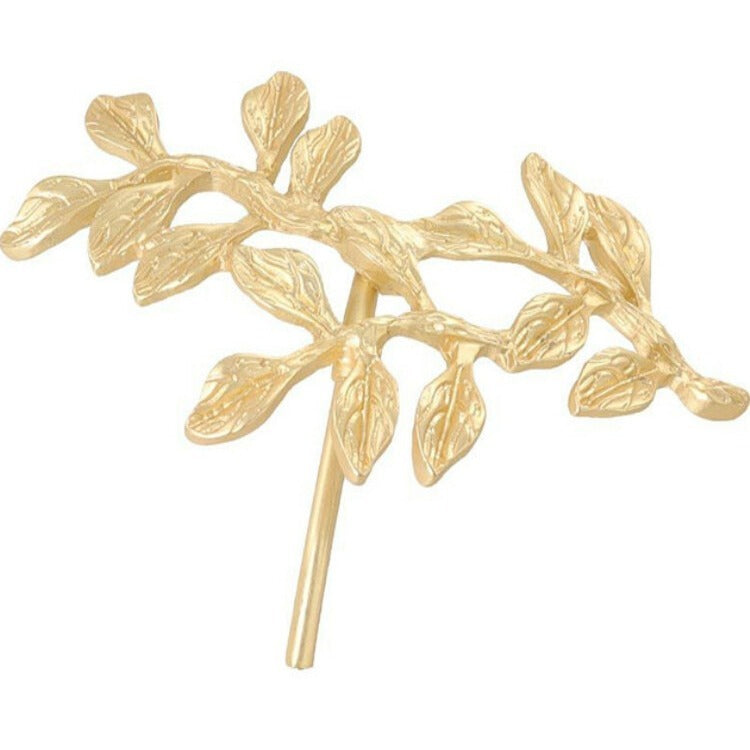 Leaf Shape Ponytail Clip Personalized Hairpin