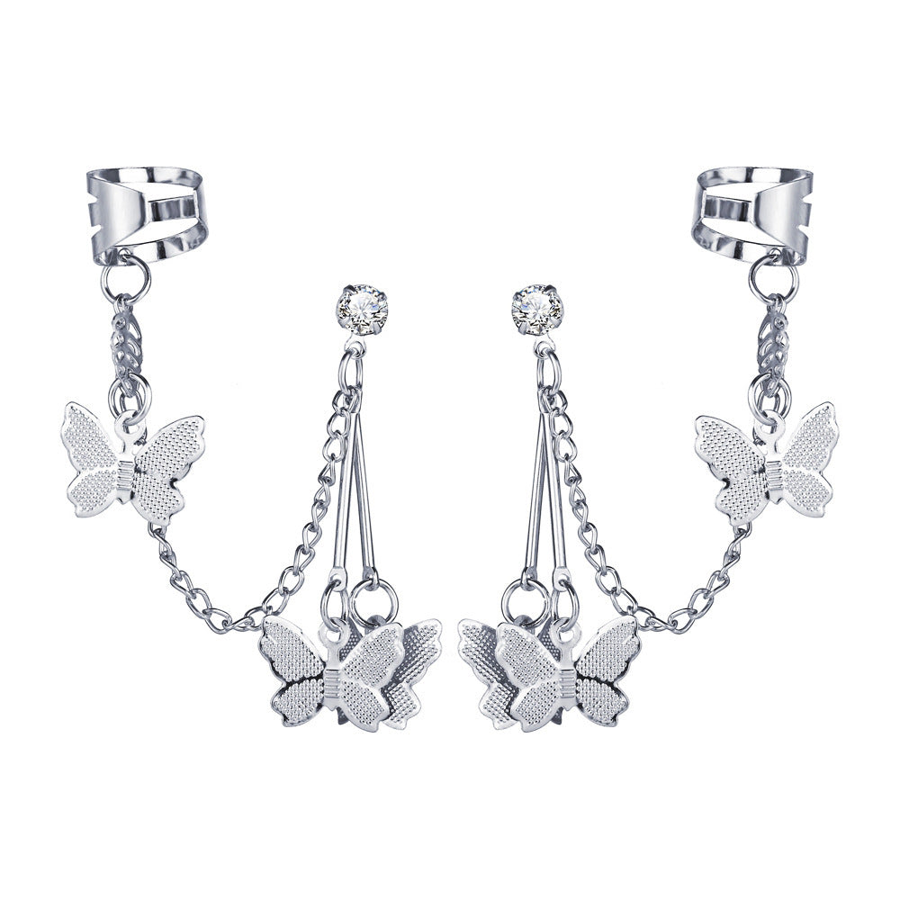 No Ear Piercing Creative Retro Simple Alloy Metal Ear Clip