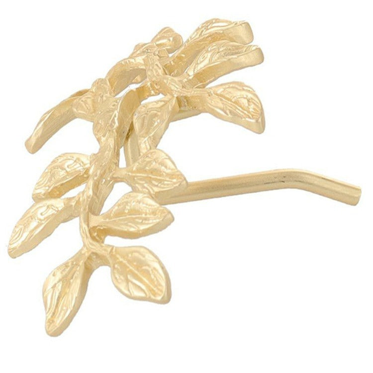 Leaf Shape Ponytail Clip Personalized Hairpin