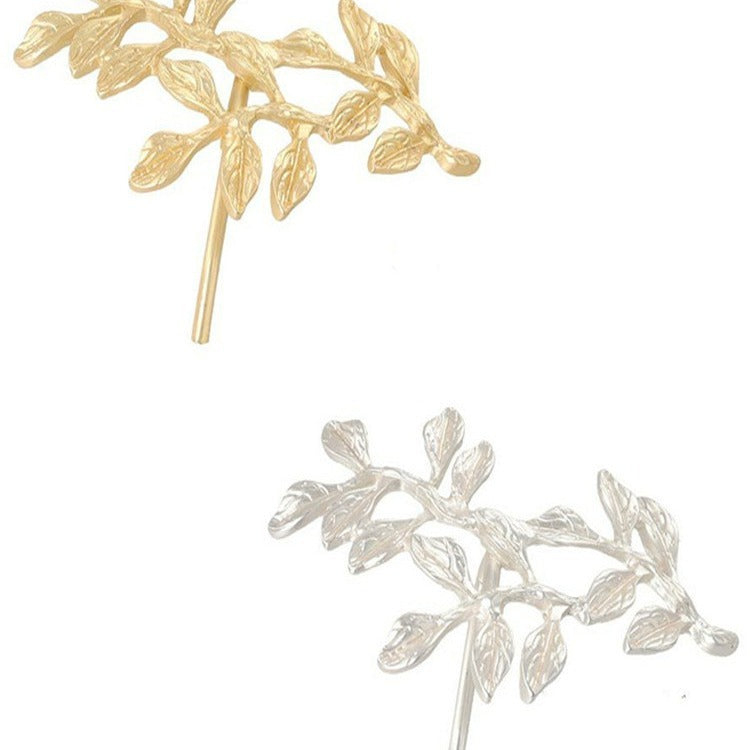 Leaf Shape Ponytail Clip Personalized Hairpin